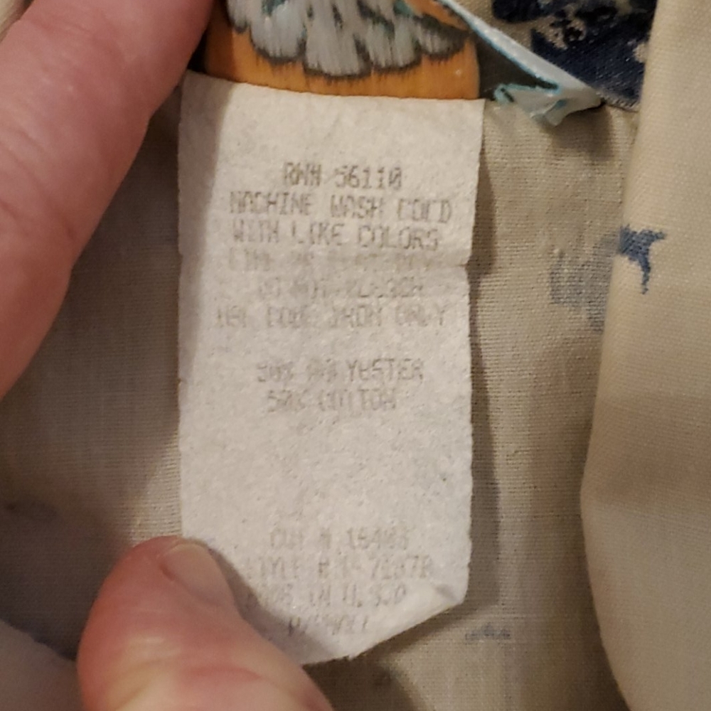 Vintage Flowered Button Down Top - image 3